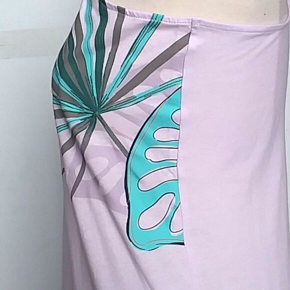 Vera Bradley Tank Top Women's Sunny Vibes Rain Forest Canopy Tropical NEW Small - Picture 8 of 12